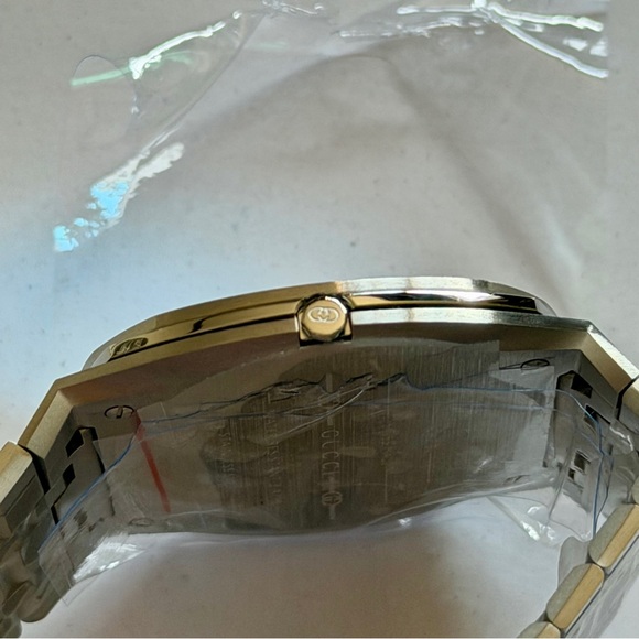 Gucci 25H Pink Silver Watch YA163410 Women's Size 38 - Picture 7 of 15